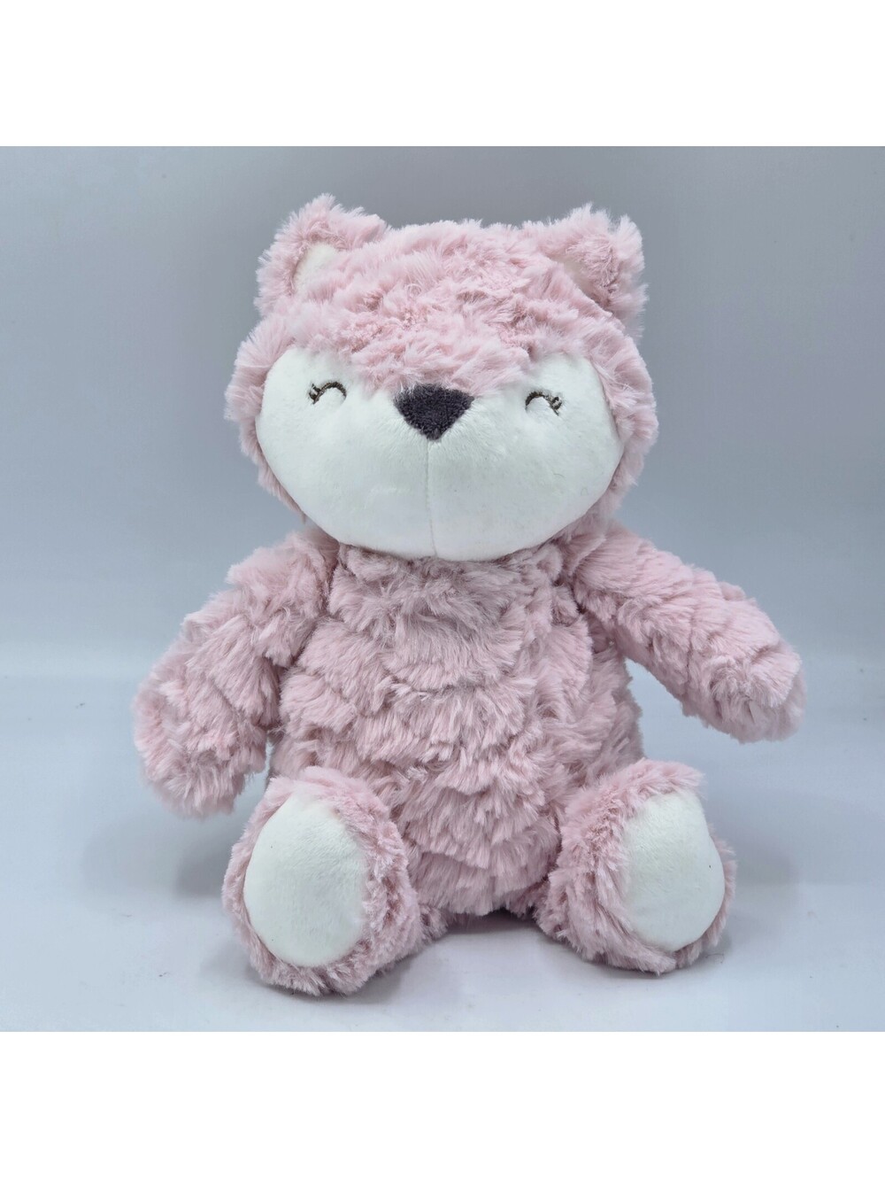 Carters Pink Fox Plush 10" 2021 Kids Preferred Stuffed Animal Baby Toy Sewn Eyes
